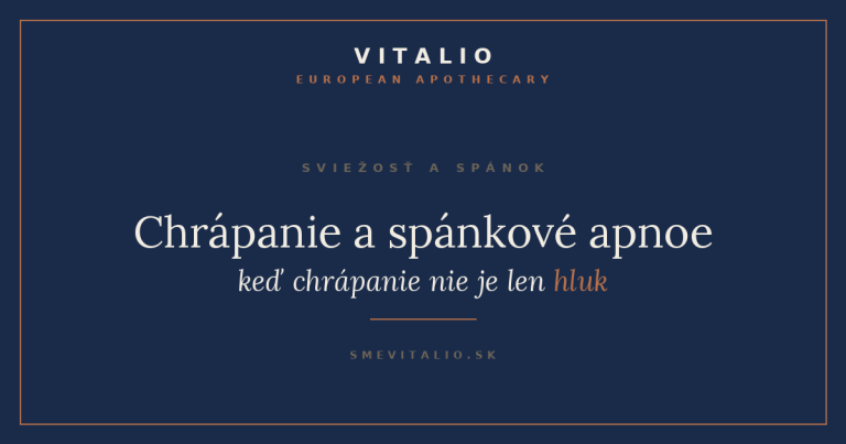 Chrápanie a spánkové apnoe po päťdesiatke – titulná grafika Sme Vitalio