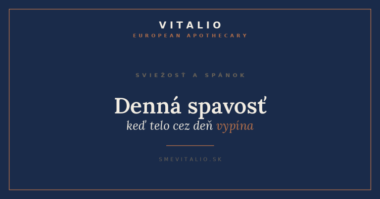 Denná spavosť po päťdesiatke – titulná grafika Sme Vitalio