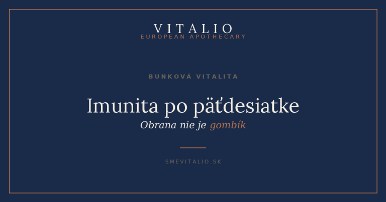 Imunita po päťdesiatke – titulná grafika Sme Vitalio