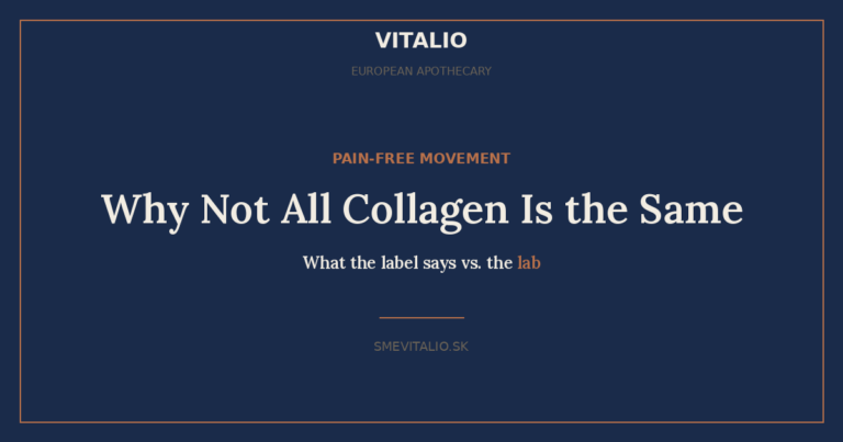 Why Not All Collagen Is the Same – Sme Vitalio cover image