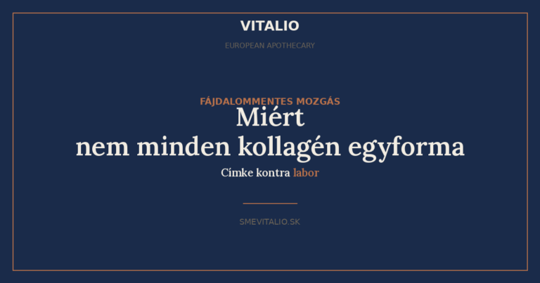 Miért nem minden kollágén egyforma – Sme Vitalio cover kép