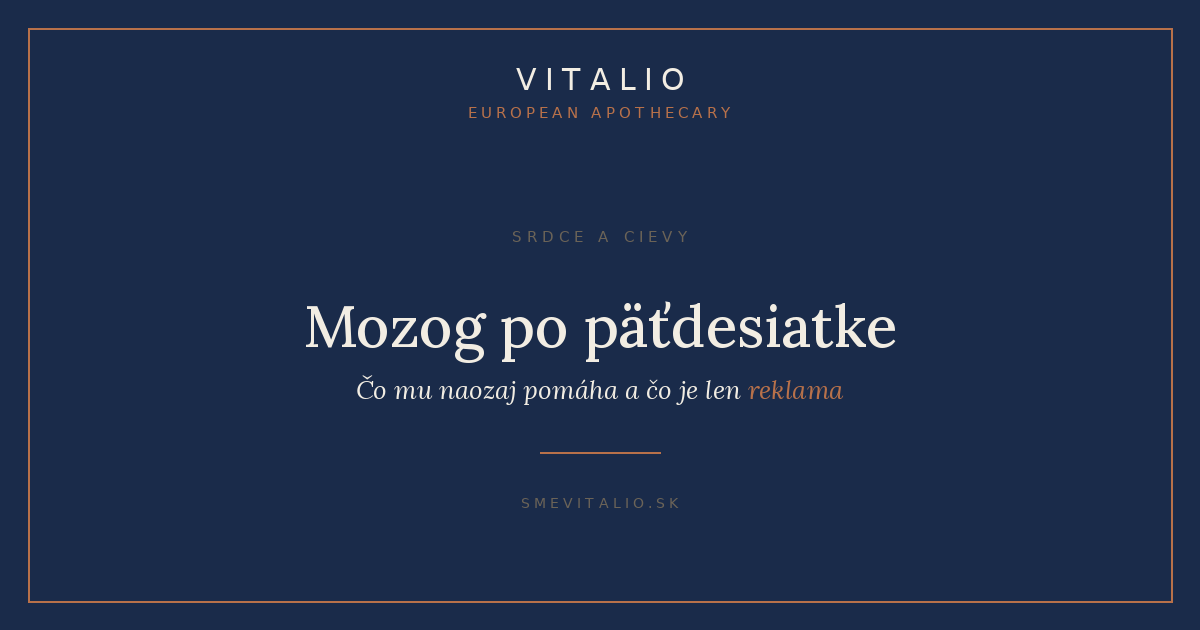 Mozog po päťdesiatke – titulná grafika Sme Vitalio