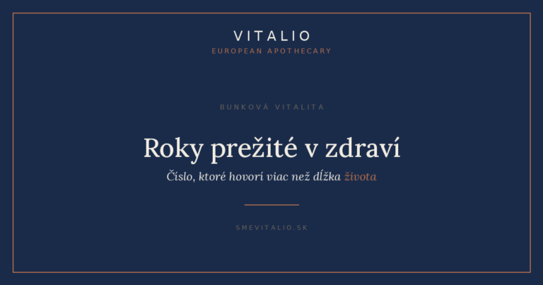 Roky prežité v zdraví – titulná grafika Sme Vitalio