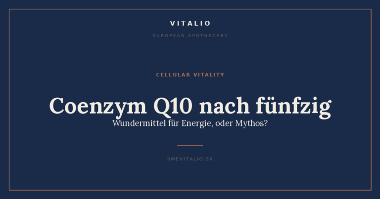 Coenzym Q10 nach fünfzig: Wundermittel für Energie, oder Mythos?