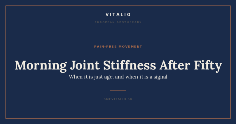 Morning Joint Stiffness After Fifty: When It’s Just Age, and When It’s a Signal