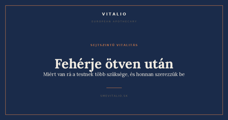 Fehérje ötven után: miért van rá a testnek több szüksége (és honnan szerezzük be)