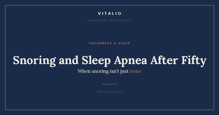 Snoring and Sleep Apnea After Fifty: When Snoring Isn’t Just Noise