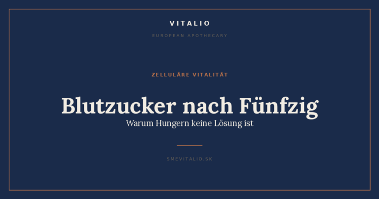 Blutzucker nach Fünfzig: Warum Hungern keine Lösung ist