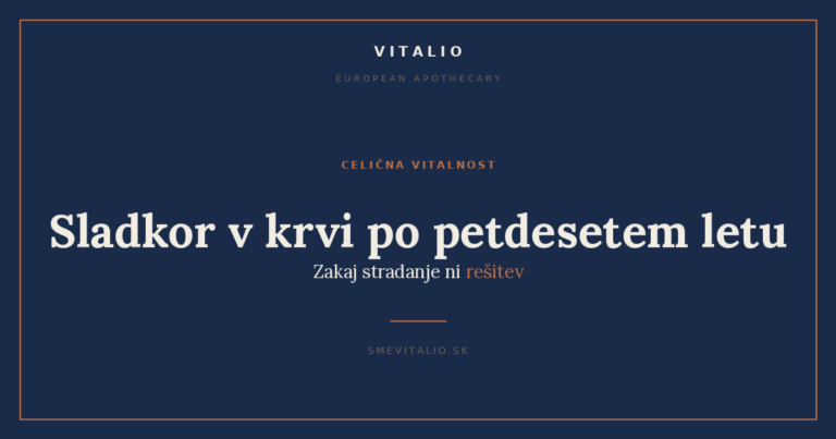 Sladkor v krvi po petdesetem letu — zakaj stradanje ni rešitev