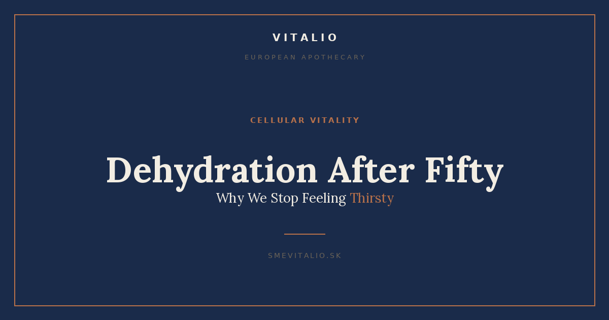 Dehydration after fifty — cover image