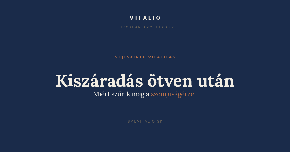Kiszáradás ötven után — borítókép
