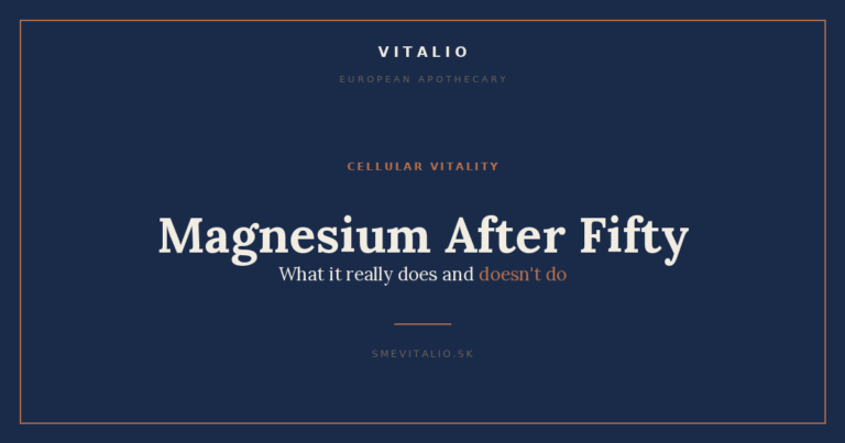 Magnesium After Fifty: What It Really Does and Doesn’t Do