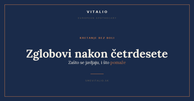 Zašto nas nakon četrdesete počnu boljeti zglobovi