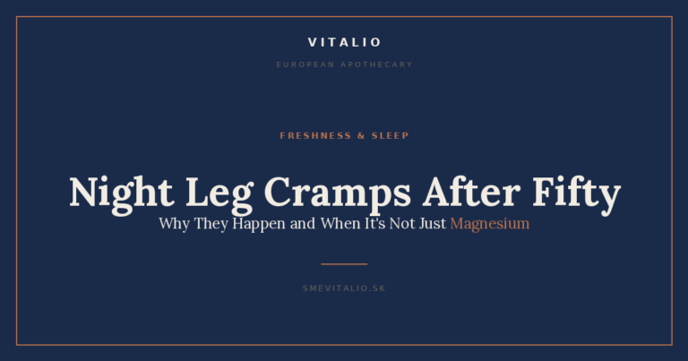 Night Leg Cramps After Fifty — Why They Happen and When It’s Not Just Magnesium