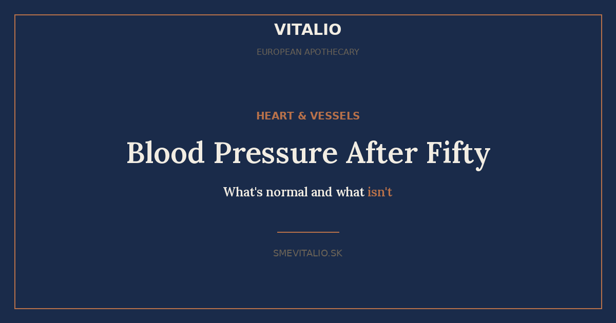 Blood Pressure After Fifty – titulná grafika Sme Vitalio
