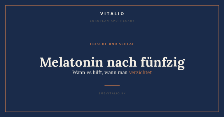 Melatonin nach fünfzig Titelbild