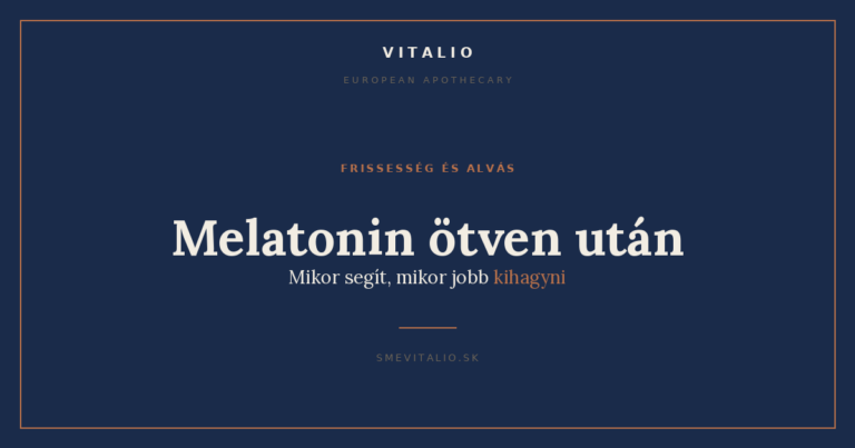 Melatonin ötven után borítókép
