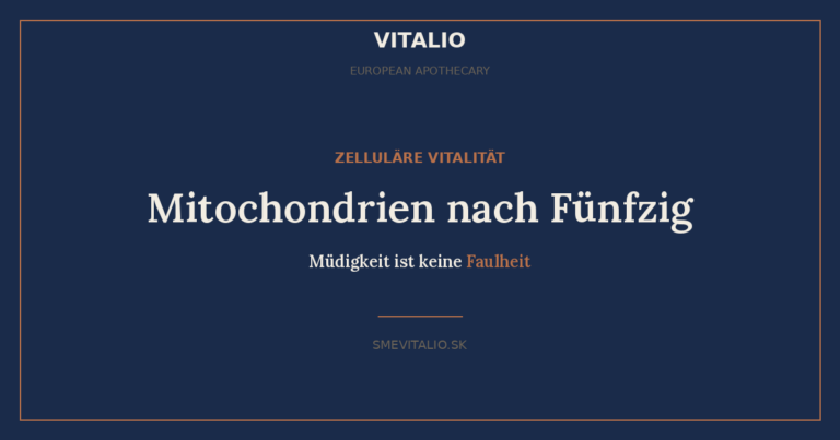 Mitochondrien nach Fünfzig — VITALIO European Apothecary