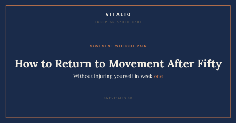 How to return to movement after fifty without injuring yourself
