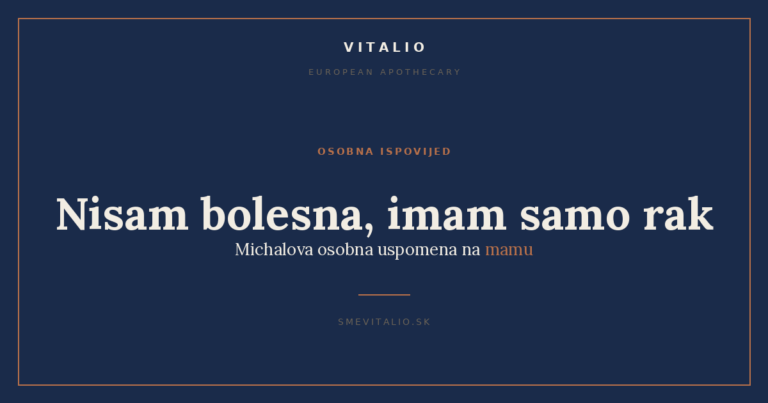 Nisam bolesna, imam samo rak
