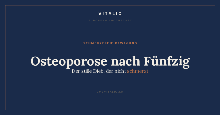 Osteoporose nach fünfzig: der stille Dieb, der nicht schmerzt