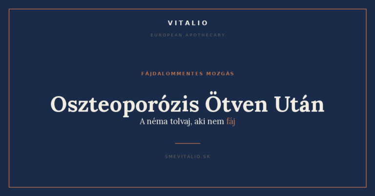 Oszteoporózis ötven után: a néma tolvaj, aki nem fáj