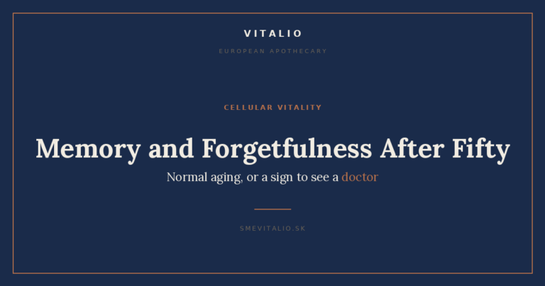 Memory and Forgetfulness After Fifty – Sme Vitalio cover image