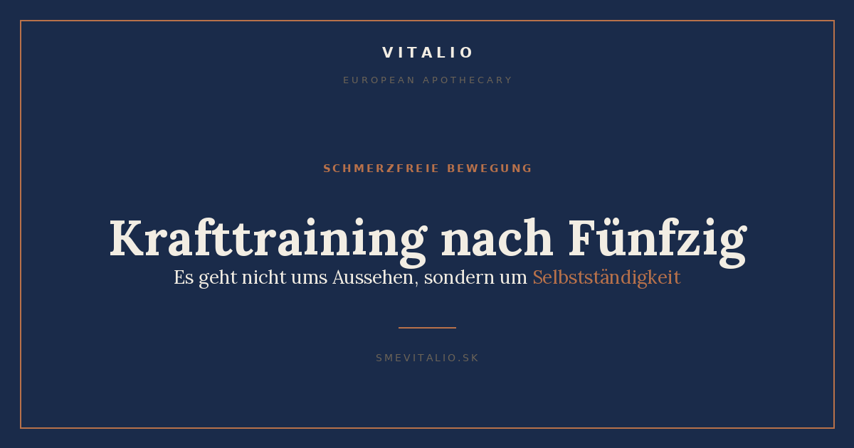 Krafttraining nach Fünfzig