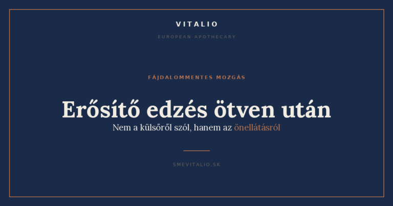 Erősítő edzés ötven után