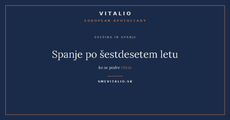 Spanje po šestdesetem letu — ko se ritem podre in zdravila niso rešitev