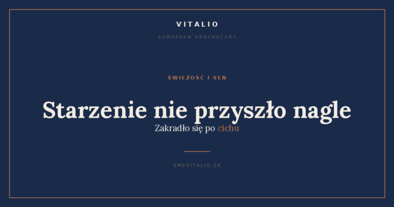 Starzenie nie przyszło nagle, zakradło się po cichu — ilustracja osobistego eseju