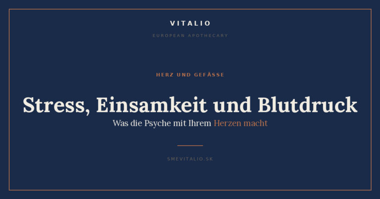 Stress, Einsamkeit und Blutdruck: Was die Psyche mit Ihrem Herzen macht