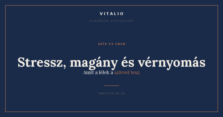 Stressz, magány és vérnyomás: mit tesz a lelked a szíveddel