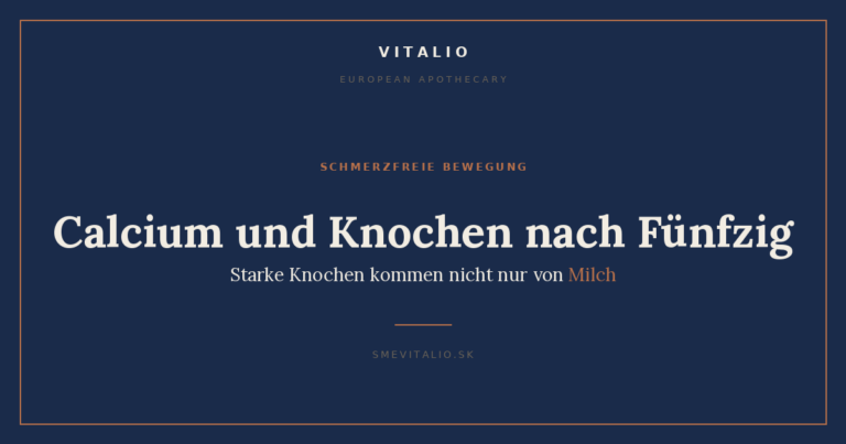 Calcium und Knochen nach Fünfzig