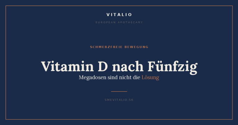 Vitamin D nach Fünfzig: Warum Megadosen nicht die Lösung sind