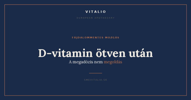 D-vitamin ötven után: miért nem a megadózis a megoldás